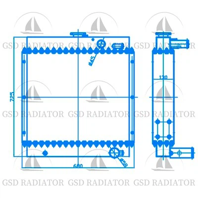 Zhengzhou road rulle radiator af høj kvalitet